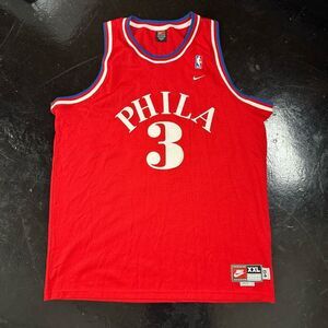 90’s Nike Allen Iverson Philadelphia 76ers Jersey